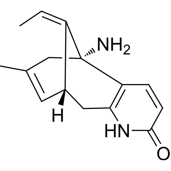 (-)-Huperzine A Chemical Structure