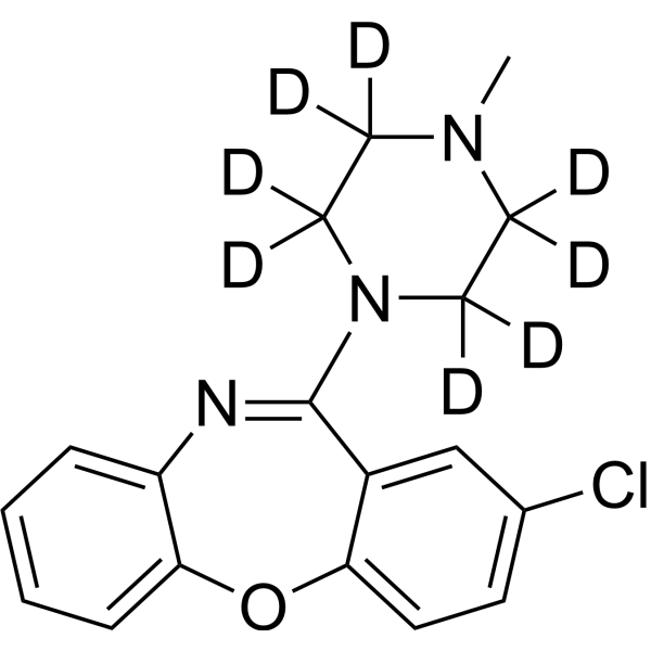 Loxapine-d8 Chemical Structure