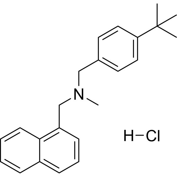 Butenafine Hydrochloride Chemical Structure