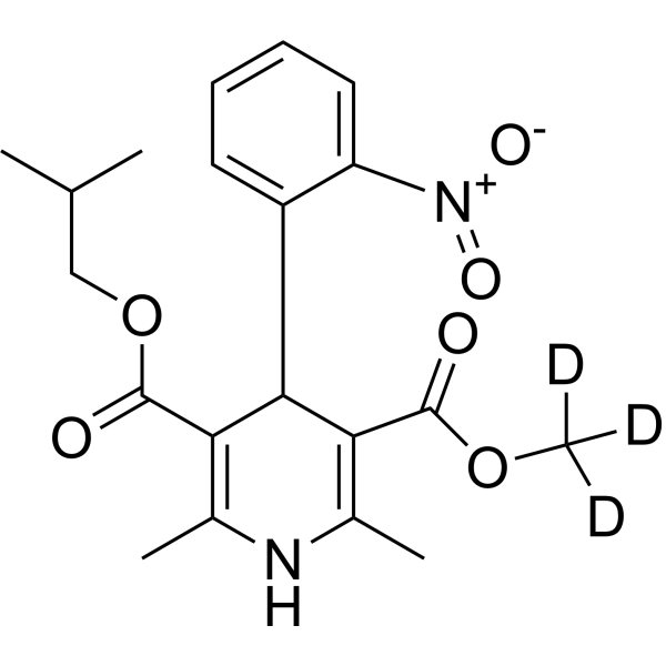 Nisoldipine-d<sub>3</sub> Chemical Structure
