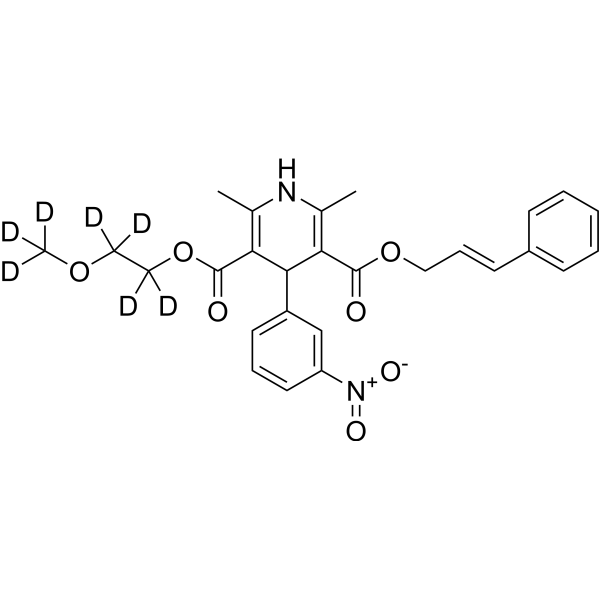 Cilnidipine-d7 Chemical Structure