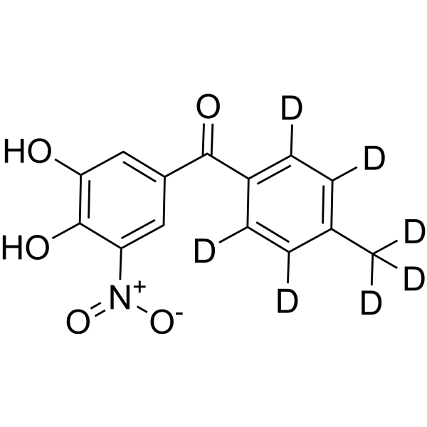 Tolcapone-d<sub>7</sub> Chemical Structure