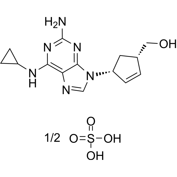 Abacavir sulfate Chemical Structure
