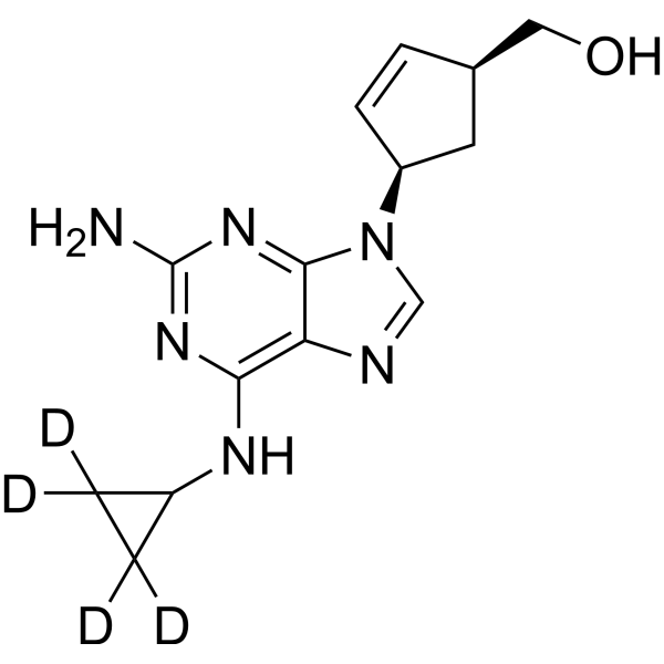 Abacavir-d<sub>4</sub> Chemical Structure