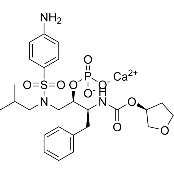Fosamprenavir Calcium Salt (Standard) Chemical Structure
