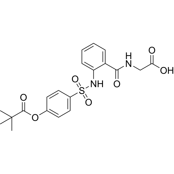 Sivelestat Chemical Structure