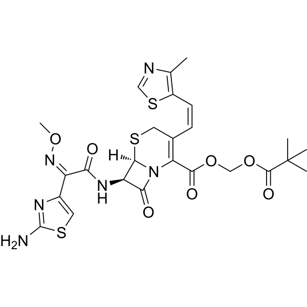 Cefditoren (Pivoxil) Chemical Structure