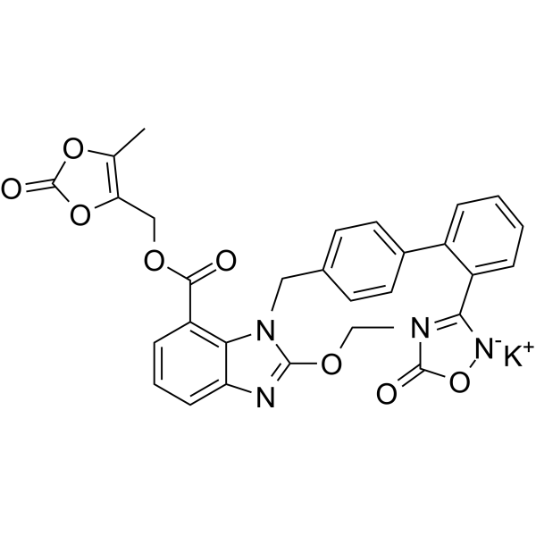 Azilsartan medoxomil monopotassium Chemical Structure