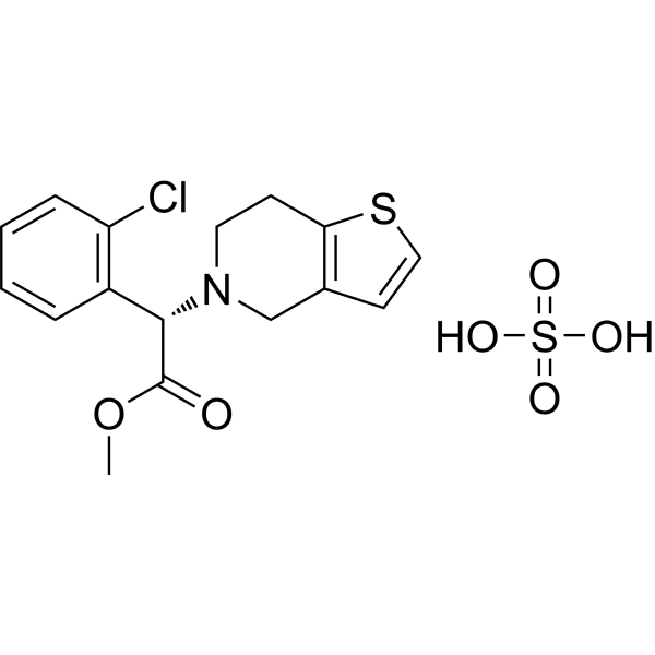 Clopidogrel hydrogen sulfate (Standard) Chemical Structure