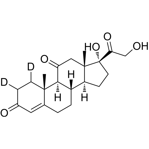 Cortisone-d<sub>2</sub> Chemical Structure