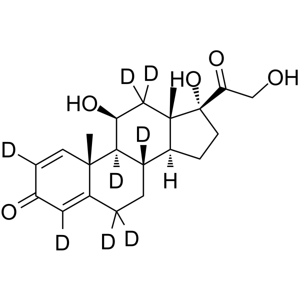 Prednisolone-d<sub>8</sub> Chemical Structure