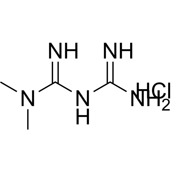 Metformin hydrochloride (Standard) Chemical Structure