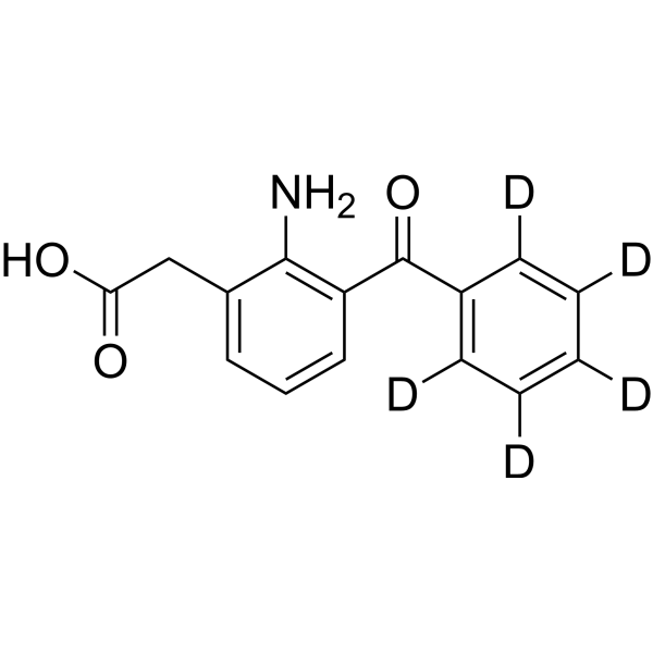 Amfenac-d<sub>5</sub> Chemical Structure
