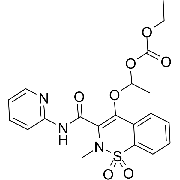 Ampiroxicam Chemical Structure