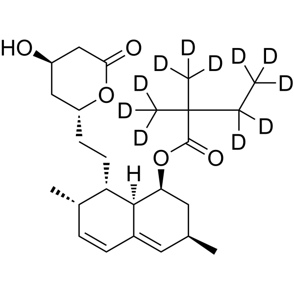 Simvastatin-d<sub>11</sub> Chemical Structure