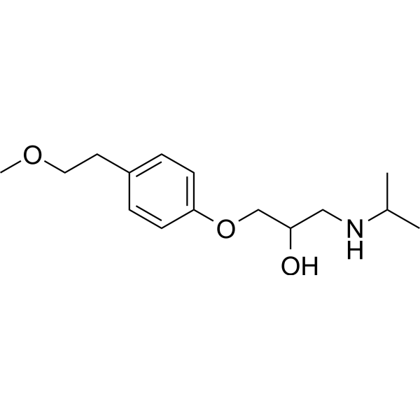 Metoprolol Chemical Structure