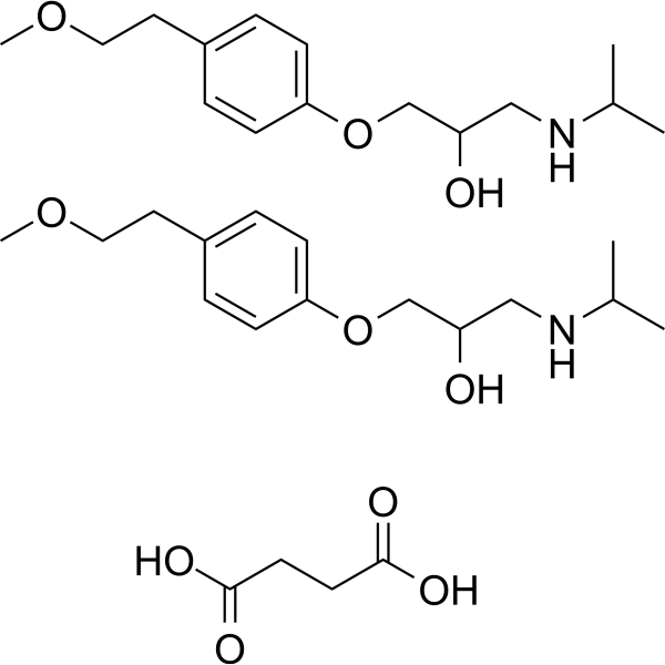 Metoprolol Succinate Chemical Structure