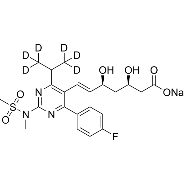 Rosuvastatin-<em>d</em>6 sodium