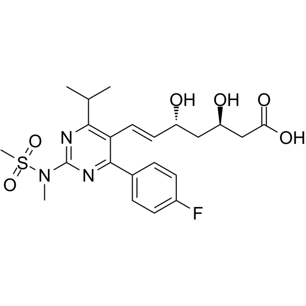 (3R,5R)-Rosuvastatin Chemical Structure
