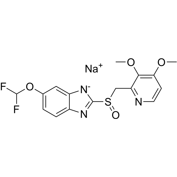 Pantoprazole sodium Chemical Structure