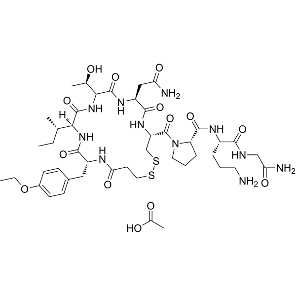Atosiban acetate Chemical Structure