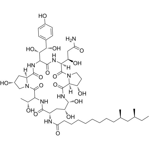 Pneumocandin B0 Chemical Structure