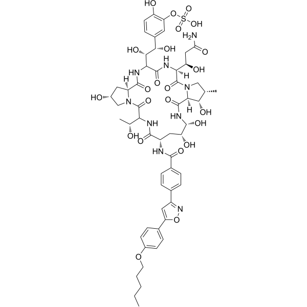 Micafungin Chemical Structure