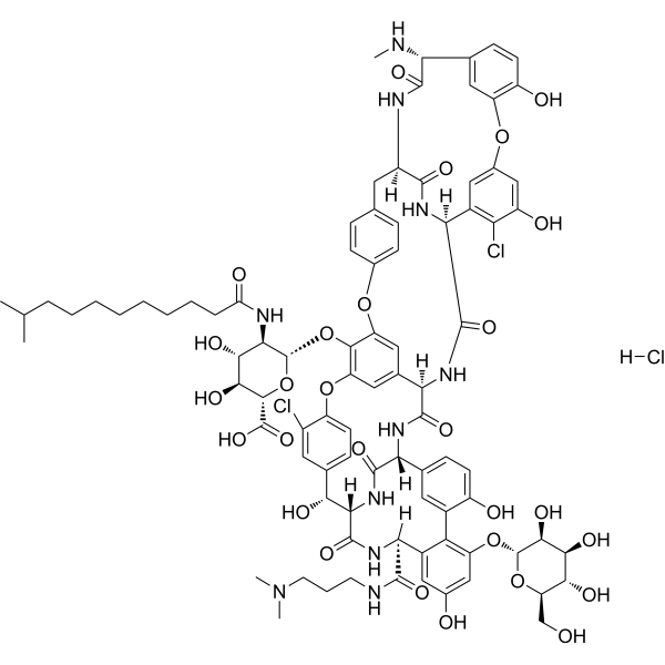 Dalbavancin hydrochloride Chemical Structure