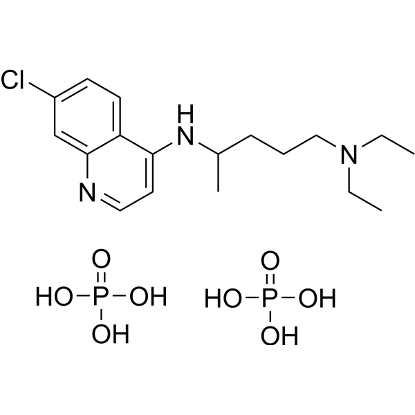 Chloroquine phosphate Chemical Structure