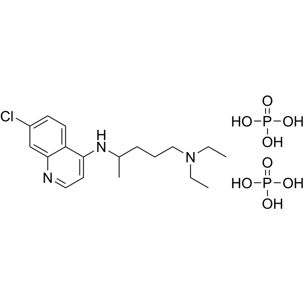 Chloroquine phosphate (Standard) Chemical Structure