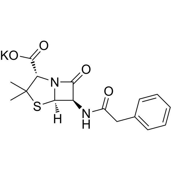 Penicillin G potassium Chemical Structure