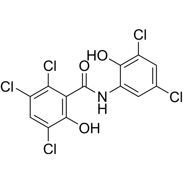 Oxyclozanide (Standard) Chemical Structure