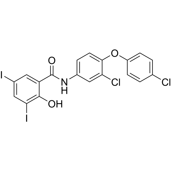 Rafoxanide (Standard) Chemical Structure