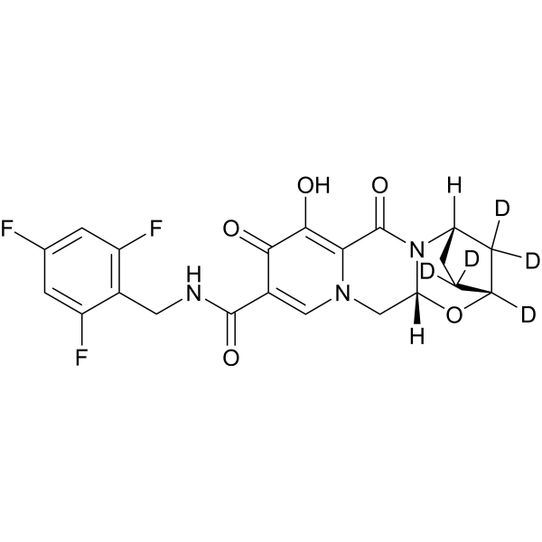 Bictegravir-d<sub>5</sub> Chemical Structure