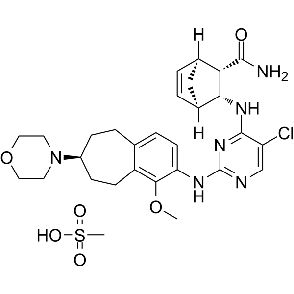 CEP-28122 mesylate salt Chemical Structure