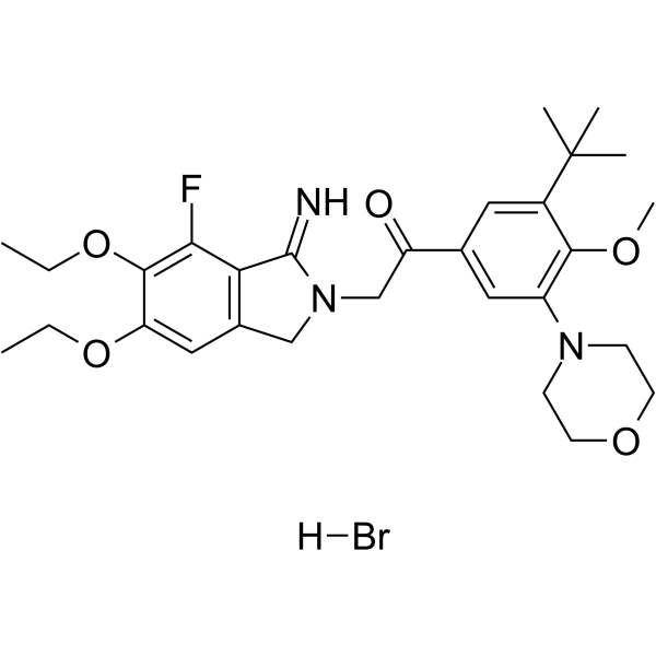 Atopaxar hydrobromide Chemical Structure