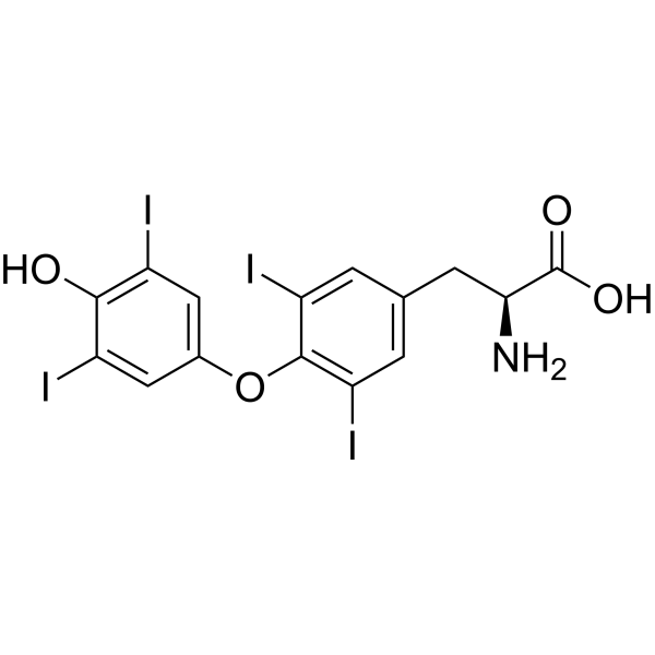 L-Thyroxine Chemical Structure