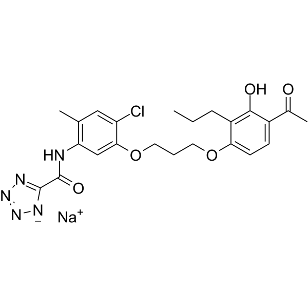 CGP-35949 sodium Chemical Structure