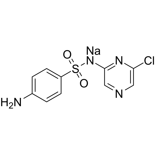 Sulfaclozine sodium Chemical Structure