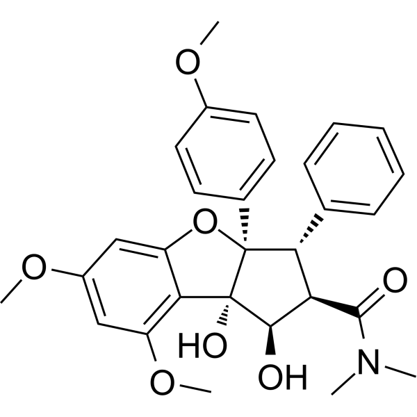 Rocaglamide Chemical Structure
