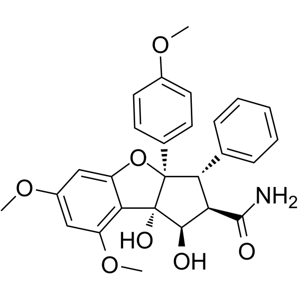 Didesmethylrocaglamide Chemical Structure