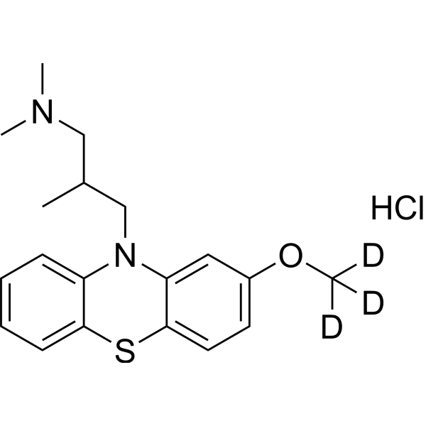 (<em>Rac</em>)-Levomepromazine-d3 hydrochloride
