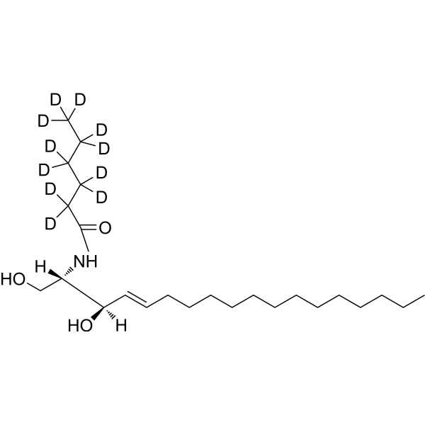 C6 Ceramide-d<sub>11</sub> Chemical Structure