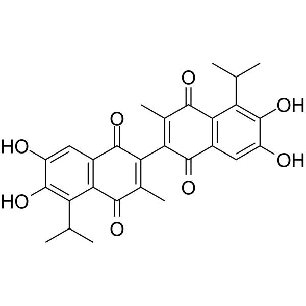 Apogossypolone Chemical Structure