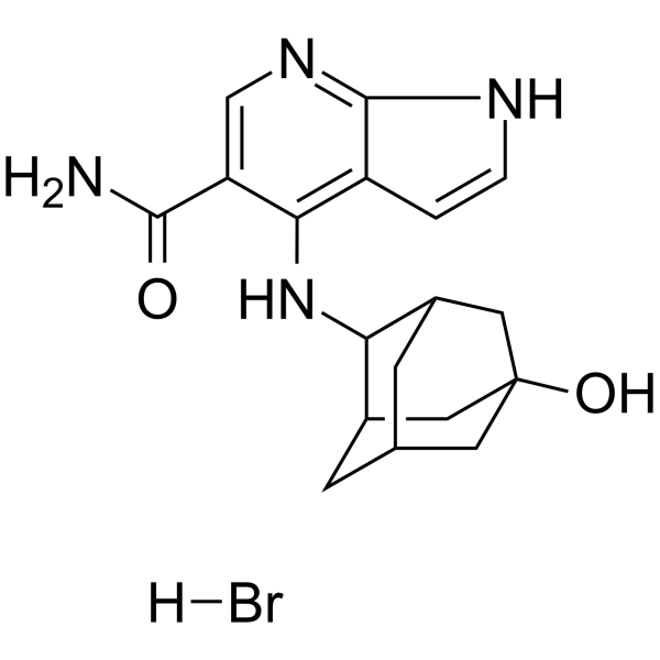 Peficitinib hydrobromide Chemical Structure