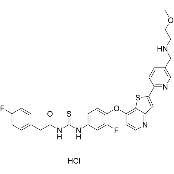 Glesatinib hydrochloride