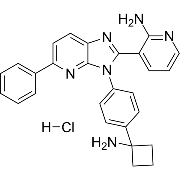 Miransertib hydrochloride Chemical Structure
