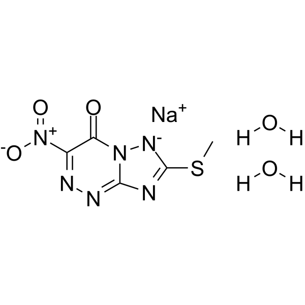 Triazavirin Chemical Structure