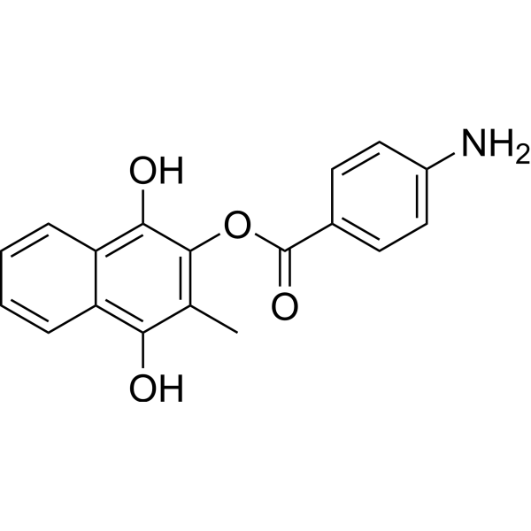 Aminaftone Chemical Structure