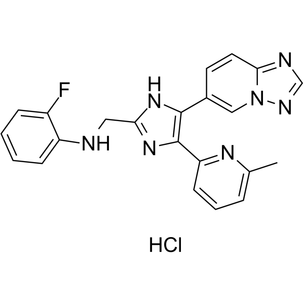 Vactosertib Hydrochloride Chemical Structure
